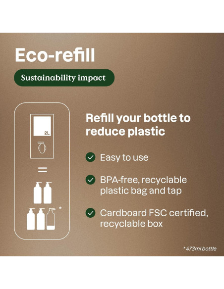 Gel de Ducha y Champú 2 en 1 ATTITUDE Salvia y Romero 1.99 L