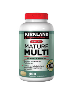 Multivitaminas y Minerales Kirkland 50+ 800 Tabletas