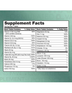 Multivitaminas y Minerales Kirkland 50+ 800 Tabletas 2