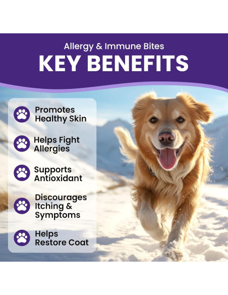 Masticables BuddyCheer para Alergias en Perros 180ct