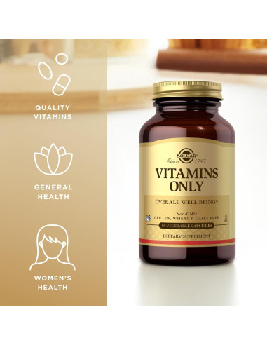 Suplemento Multivitamínico Solgar Vitaminas Solo 90 Cápsulas
