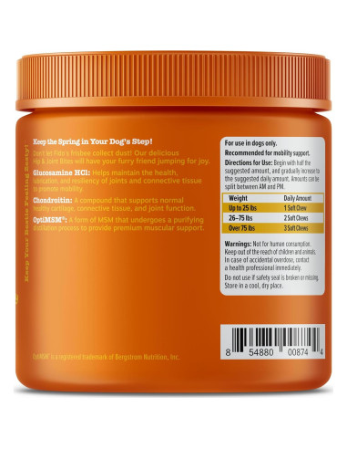 Suplemento Articular para Perros Zesty Paws - Glucosamina 90 Unidades