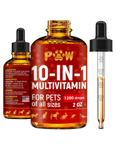 Multivitamina Líquida para Perros y Gatos Golden Paw 60ml