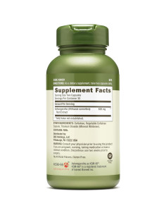 Suplemento de Ashwagandha 600mg GNC Herbal Plus - Alivio del Estrés 2