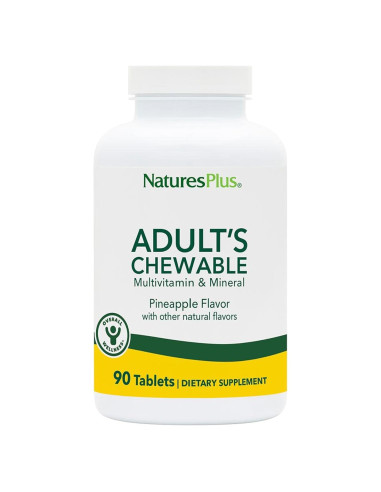 Multivitamina Masticable Natures Plus 90 Tabletas Sabor Piña