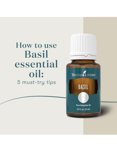 Aceite Esencial de Albahaca Young Living 15ml - Alivio Muscular y Aromaterapia