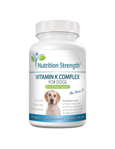 Vitamina K para Perros Nutrition Strength 120 Tabletas Masticables