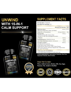 Suplemento DLNIA Super Calm 15-en-1 con Magnesio y Adaptógenos 2