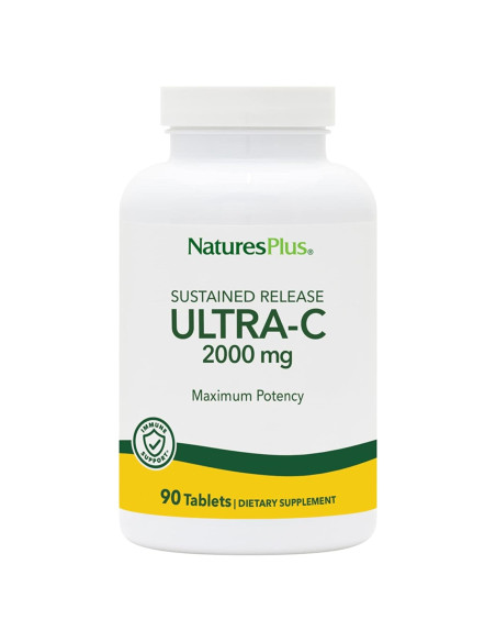 NaturesPlus Ultra-C 2000 mg - 90 Tabletas de Vitamina C NaturesPlus Ultra-C 2000 mg - 90 Tabletas de Vitamina C