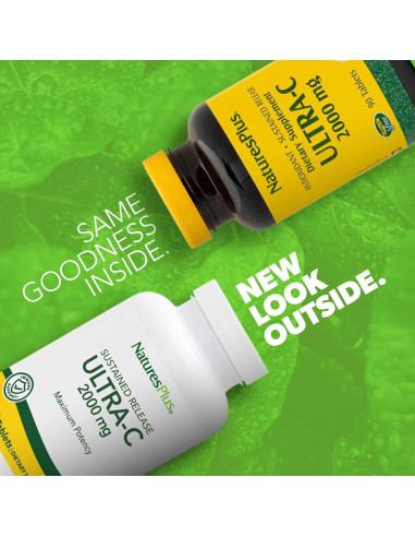 NaturesPlus Ultra-C 2000 mg - 90 Tabletas de Vitamina C