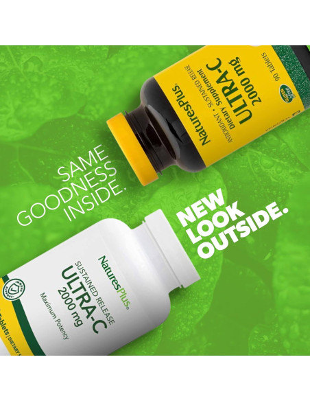 NaturesPlus Ultra-C 2000 mg - 90 Tabletas de Vitamina C NaturesPlus Ultra-C 2000 mg - 90 Tabletas de Vitamina C