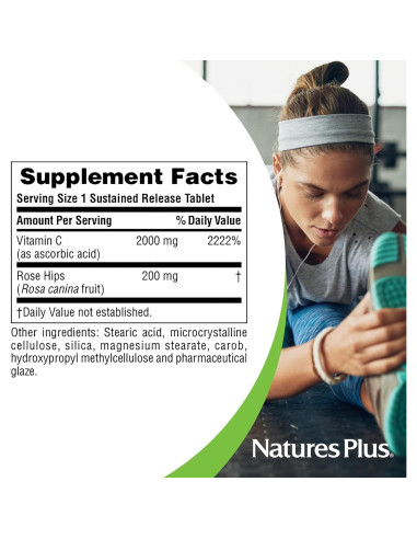 NaturesPlus Ultra-C 2000 mg - 90 Tabletas de Vitamina C