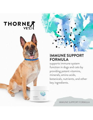 ThorneVET Polvo Inmunológico para Perros y Gatos 90 Cucharadas