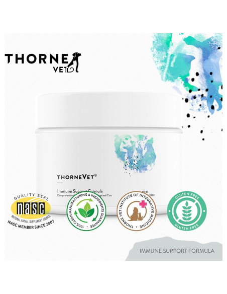 ThorneVET Polvo Inmunológico para Perros y Gatos 90 Cucharadas