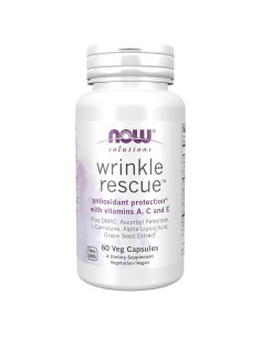 Cápsulas Antienvejecimiento NOW Foods con Vitaminas A, C y E - 60 Unidades