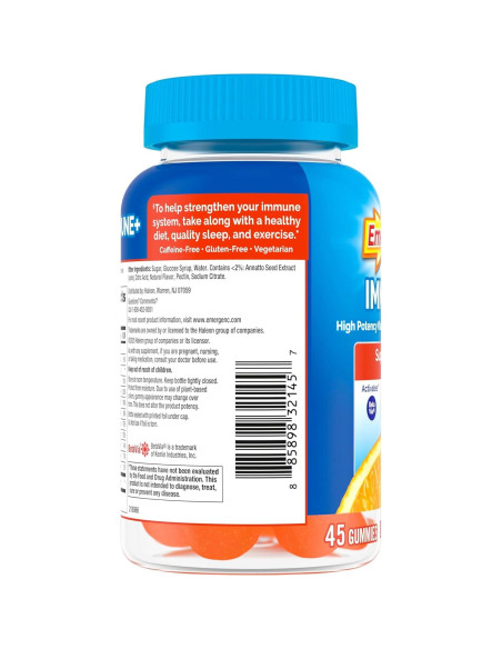 Emergen-C Gominolas Inmunes 750 mg Vitamina C Sabor Naranja