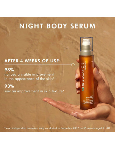 Suero Corporal Nocturno Moroccanoil 100 ml - Reafirmante y Suavizante