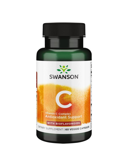 Vitamina C Swanson Ultra 60 Cápsulas Veganas 500 mg Vitamina C Swanson Ultra 60 Cápsulas Veganas 500 mg