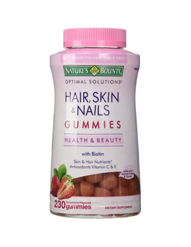Gominolas Nature's Bounty para Cabello, Piel y Uñas - 230 Unidades