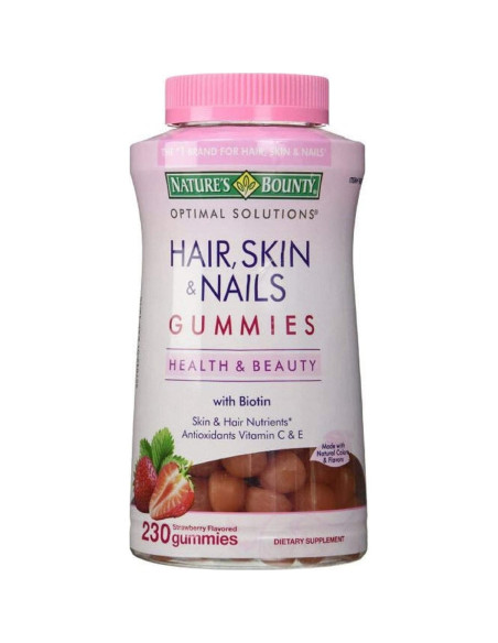 Gominolas Nature's Bounty para Cabello, Piel y Uñas - 230 Unidades