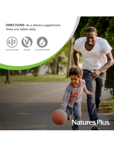 Vitaminas C Masticables NaturesPlus 500 mg Jugo de Naranja 360 Tabletas