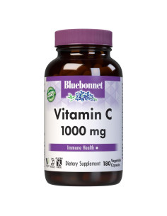 Cápsulas de Vitamina C 1000 mg Bluebonnet 180 Unidades Veganas