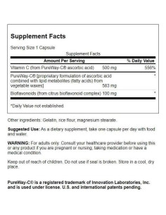 Swanson Vitamina C 500 mg con Bioflavonoides 90 Cápsulas 2