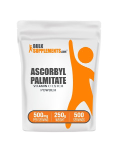 Polvo de Palmitato de Ascorbilo BulkSupplements 250g - Vitamina C