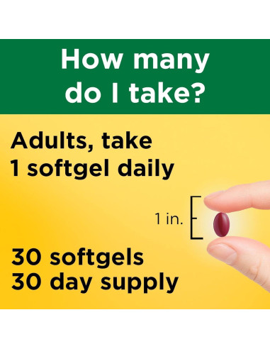 Nature Made Vitamina D3 K2 5000 UI 30 Gelatinas Blandas