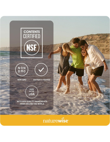 NatureWise Vitamina D3 5000IU 200 Mini Softgels - Soporte Inmunológico