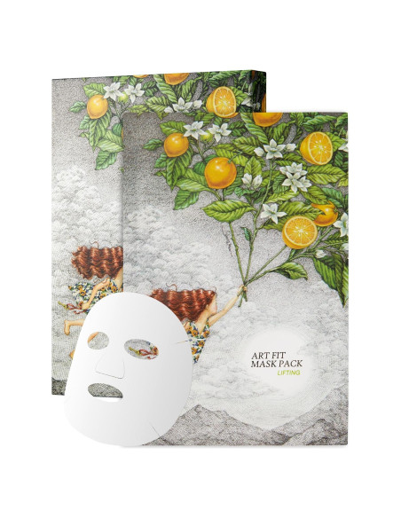 Máscara Facial Hidratante Lifting Art Fit - 5 Hojas Coreana