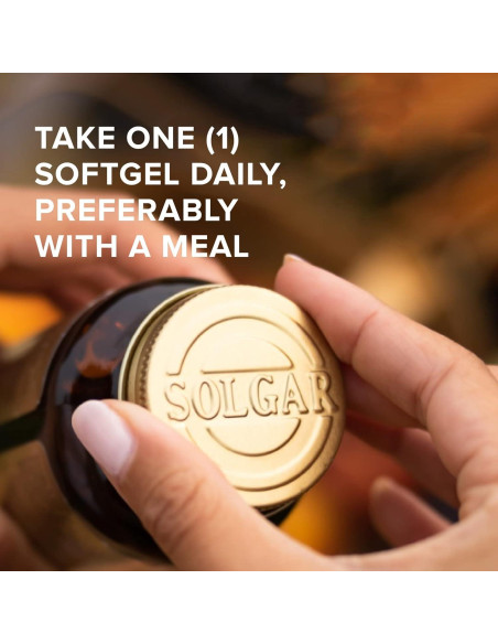 Vitamina D3 Solgar 10 mcg 100 Gelatinas Blandas - Huesos y Sistema Inmunológico