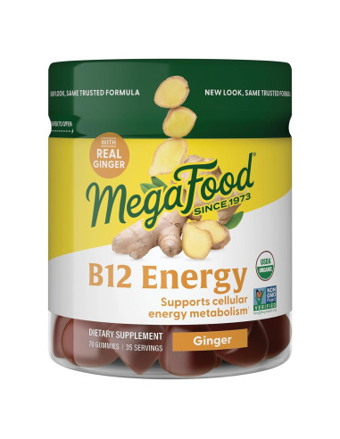 MegaFood Gomitas de Vitamina B12 Veganas - 70 Unidades