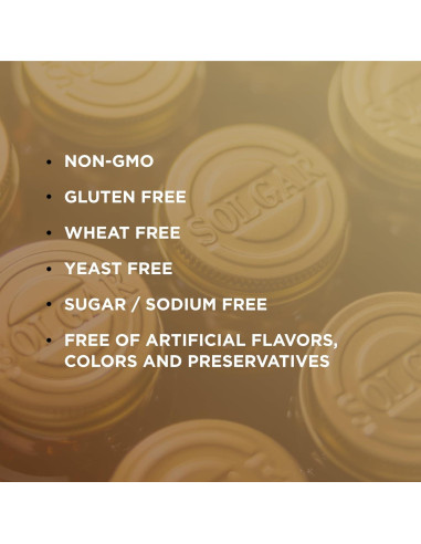 Vitamina B12 Solgar 100 mcg - 100 Tabletas Veganas y Sin Gluten