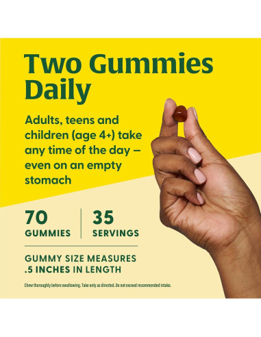 MegaFood Gomitas de Vitamina B12 Veganas - 70 Unidades