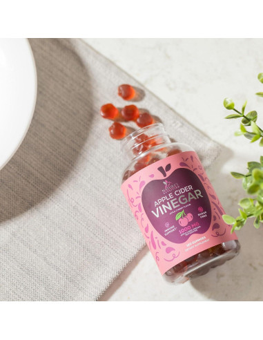 Gomitas de Vinagre de Manzana Veganas 1000mg - 120 Unidades