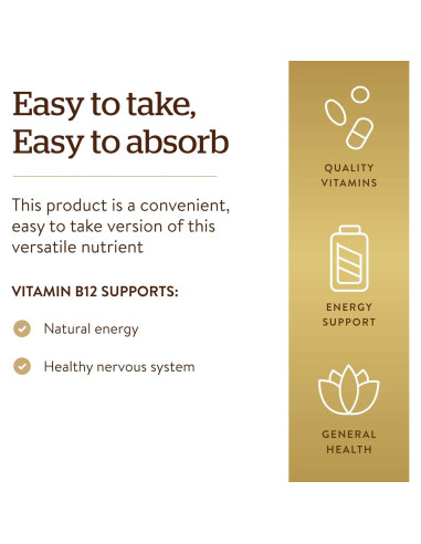 Solgar Metilcobalamina B12 1000 mcg 60 Nuggets Vegano