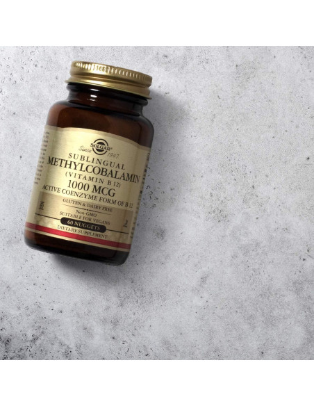 Solgar Metilcobalamina B12 1000 mcg 60 Nuggets Vegano