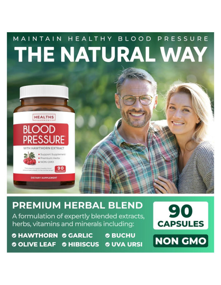 Suplemento Natural de Presión Arterial Healths Harmony - 90 Cápsulas Suplemento Natural de Presión Arterial Healths Harmony - 90 Cápsulas