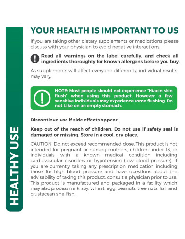 Suplemento Natural de Presión Arterial Healths Harmony - 90 Cápsulas