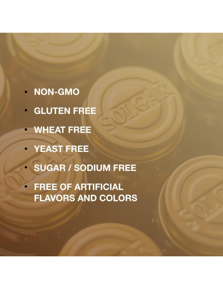 Solgar B-Complejo 50 - 100 Cápsulas Vegetales - Energía y Nervios