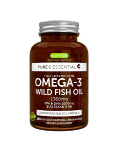 Igennus Omega 3 Aceite de Pescado Salvaje 1360mg 180 Cápsulas