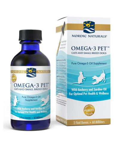 Omega-3 para Mascotas Nordic Naturals 60 ml + 240 ml Aceite de Bacalao