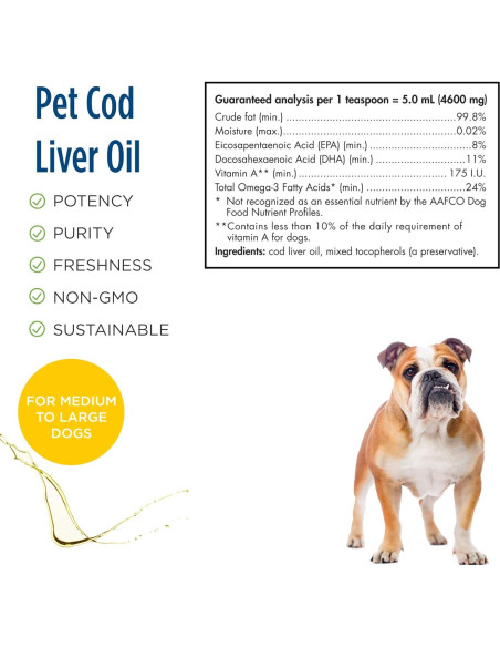 Omega-3 para Mascotas Nordic Naturals 60 ml + 240 ml Aceite de Bacalao