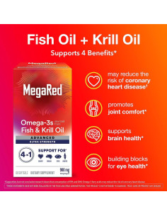 Suplemento Omega-3 MegaRed Avanzado 900mg 60 geles blandos 2