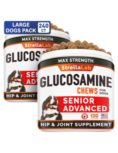 Suplemento de Glucosamina para Perros STRELLALAB 240 Golosinas Pollo