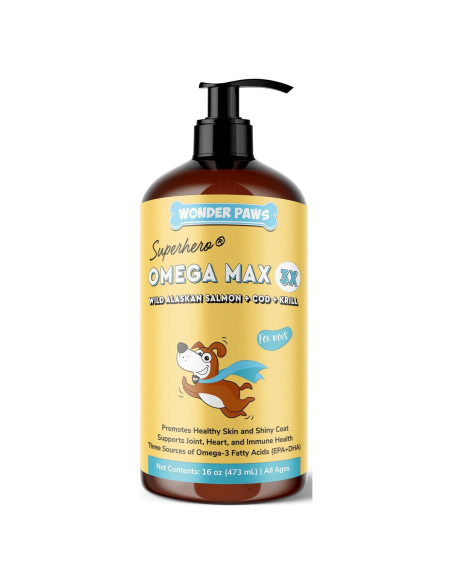 Aceite de Pescado para Perros Wonder Paws Omega 3 - 473 ml