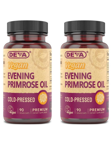 DEVA Vitaminas Veganas Aceite de Onagra 90 Vcap x2 Orgánico