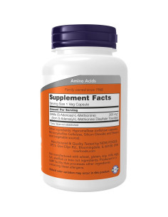 Suplemento SAMe NOW Foods 200 mg 120 Cápsulas Veganas 2