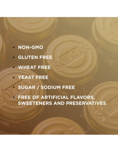 Solgar Magnesio con Vitamina B6 - 100 Tabletas - Sin Gluten